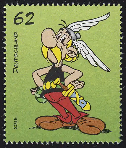 3176 Asterix 62 Cent aus Block 80 Asterix - Dorfalltag **