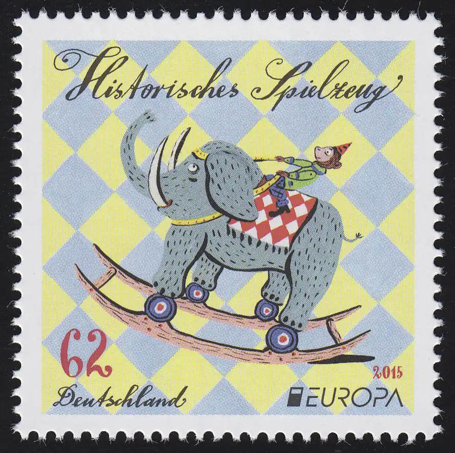 3152 EUROPE / CEPT Jouets historiques: éléphant à balançoire **