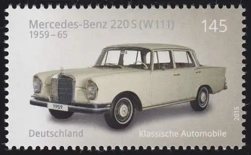 3144 Automobile - Mercedes-Benz 220S nassklebend, postfrisch **