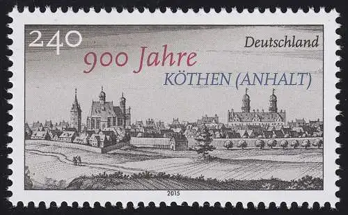 3138 Stadtansicht Köthen / Anhalt, postfrisch **