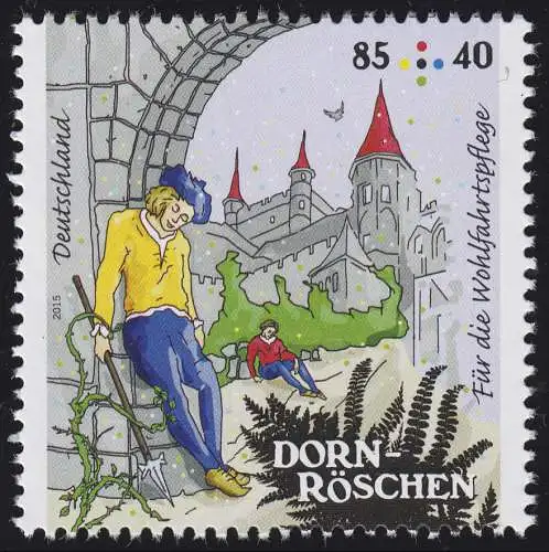 3133 Wofa Grimms Märchen - Dornröschen 85 Cent, postfrisch **