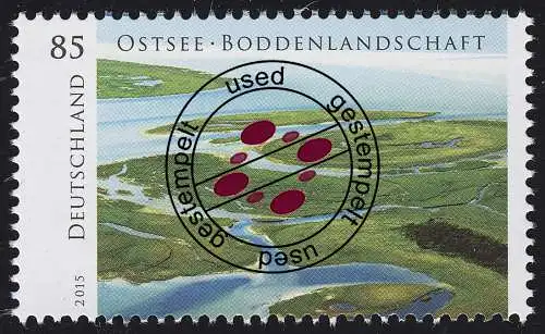 3126 Wildes Deutschland: Ostsee - Boddenlandschaft, gestempelt O