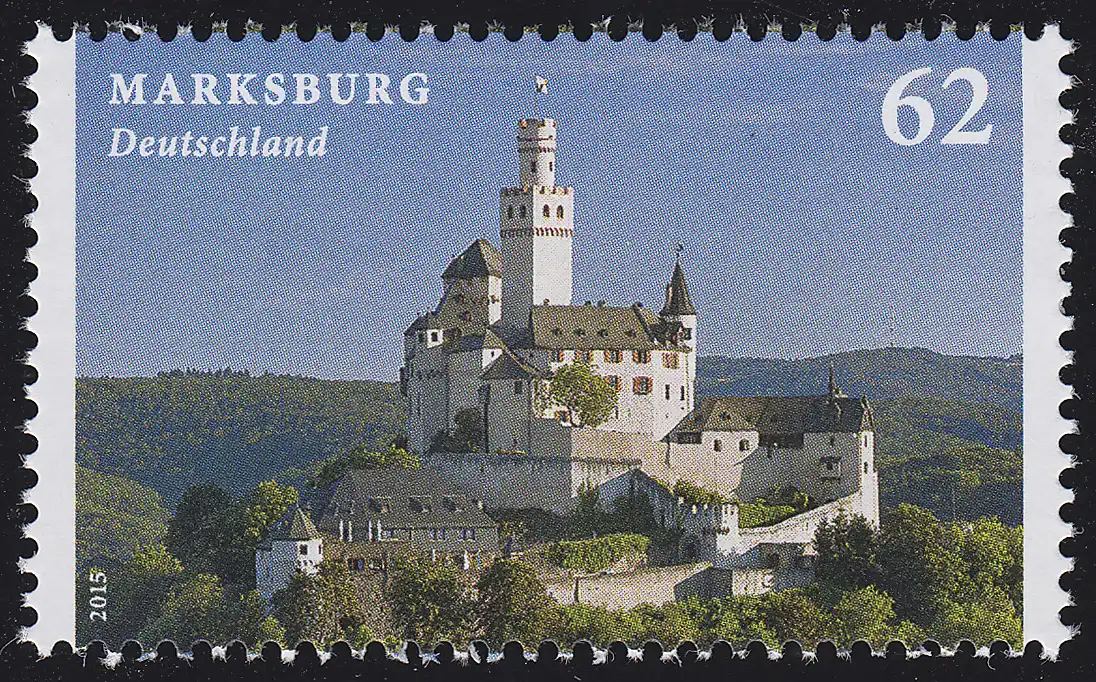 3122 Burgen und Schlösser: Marksburg nassklebend, postfrisch **