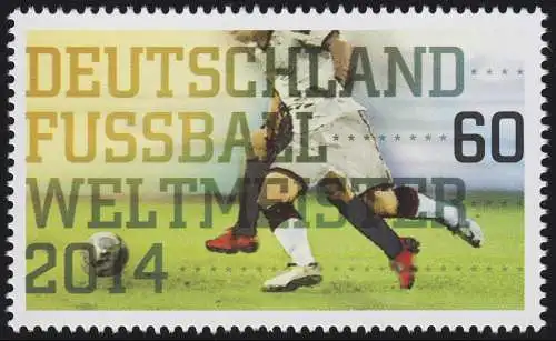 3095 Deutschland Fußballweltmeister 2014, postfrisch **