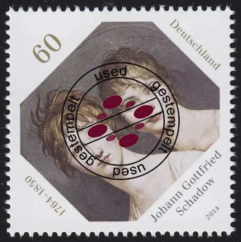 3079 Johann Gottfried Schadow, gestempelt O