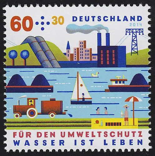 3067 Umweltschutz: Wasser ist Leben, postfrisch **