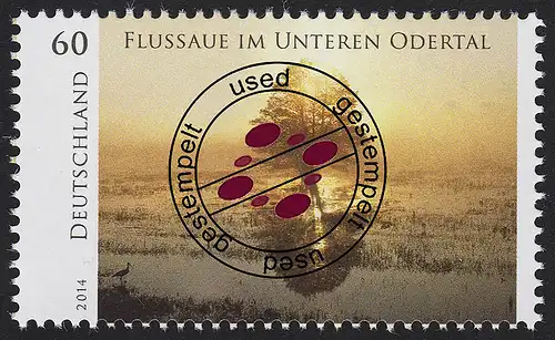 3059 Wildes Deutschland: Rivière dans la vallée Oderen Oden O