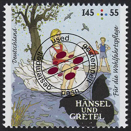 3058 Wofa Grimms conte de fées - Hansel et Gretel 145 centimes O