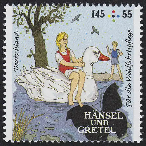 3058 Wofa Grimms conte de fées - Hansel et Gretel 145 centimes **