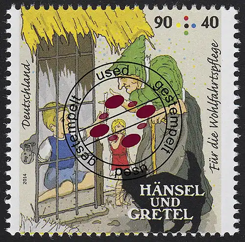 3057 Wofa Grimms Märchen - Hänsel und Gretel 90 Cent O