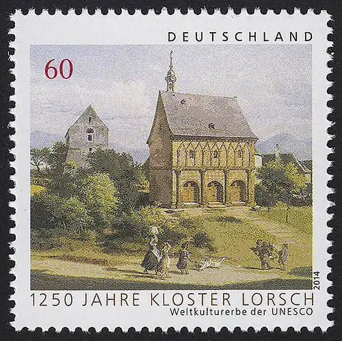 3050 Patrimoine mondial de l'UNESCO: Monastère de Lorsch, autocollant **