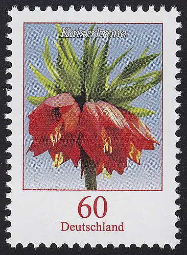 3043 Blume Kaiserkrone 60 Cent, nassklebend, **