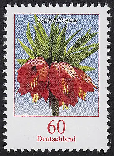 3043 fleur couronne impériale 60 cents, collant, **