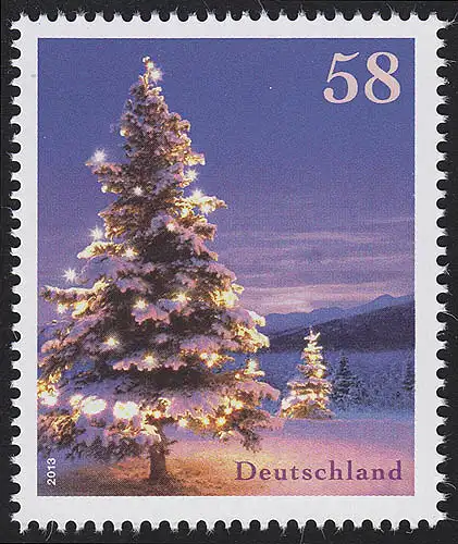 3039 Ambiance hivernale: arbre de Noël **