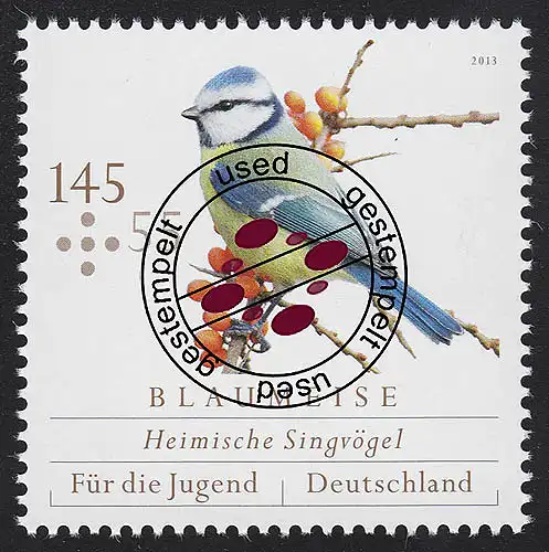 3025 Heimische Singvögel: Blaumeise O