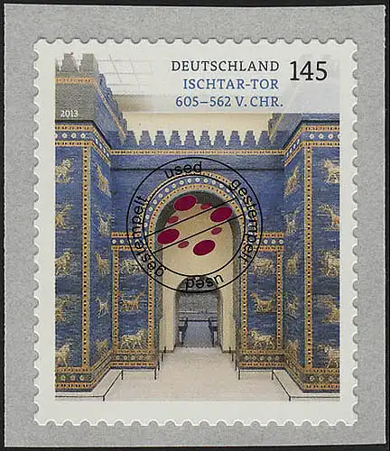 3002 Museumsschätze: Ischtar-Tor, SELBSTKLEBEND, O