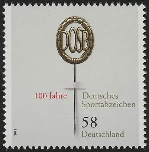 2999 Deutsches Sportabzeichen, postfrisch **