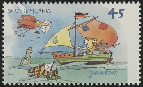 2992 Janosch - Segelboot, postfrisch **