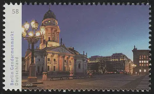 2983 Panorama Gendarmenmarkt Berlin, gauche, **