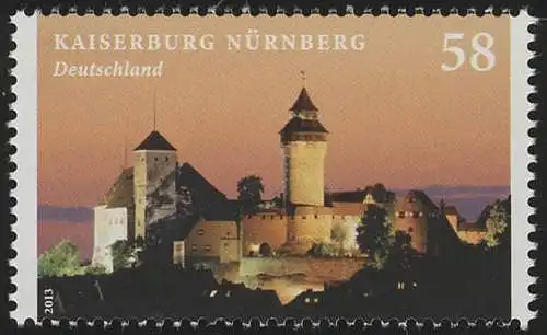 2973 Kaiserburg Nürnberg nassklebend, postfrisch **
