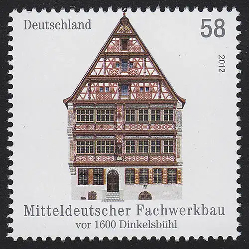 2970 Mitteldeutscher Fachwerkbau Dinkelsbühl, postfrisch **