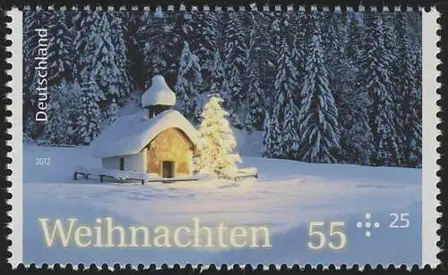 2961 Weihnachten Elmauer Kapelle, postfrisch **