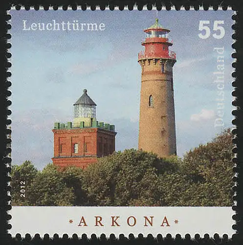 2943 Phare: Cap Arkona avec tour de Schunkel **