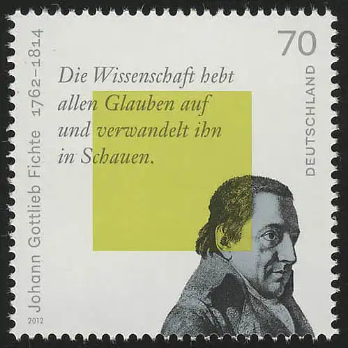 2934 Johann Gottlieb Fichte, postfrisch **