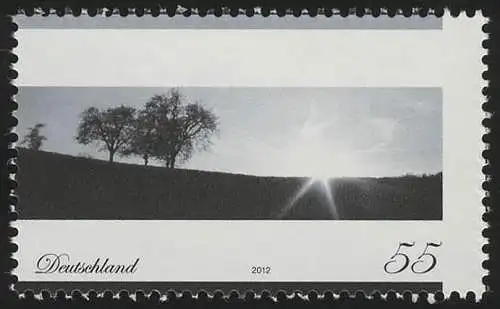 2920 Trauermarke: Landschaft 2012 **
