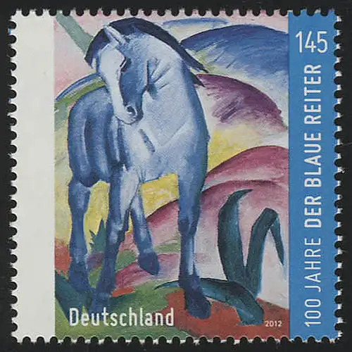 2911 Der blaue Reiter Franz Marc, postfrisch **