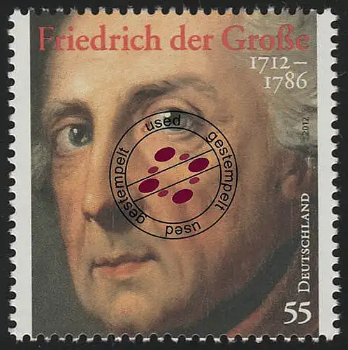2906 Friedrich der Große O gestempelt