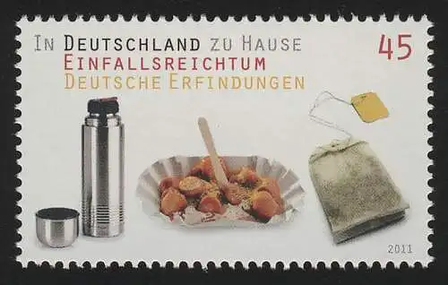 2891 Einfallsreichtum: Thermoskanne - Currywurst - Teebeutel, **