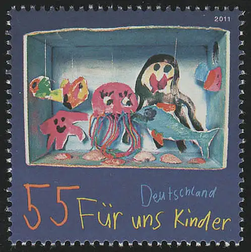 2888  Für uns Kinder 2011 Aquarium, postfrisch **