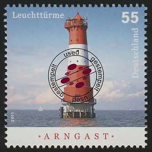 2878 Leuchtturm Arngast, gestempelt O