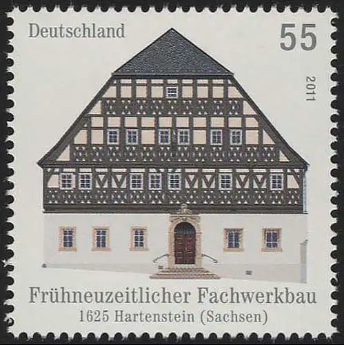 2862 Fachwerkbauten: Hartenstein Gasthof, postfrisch **