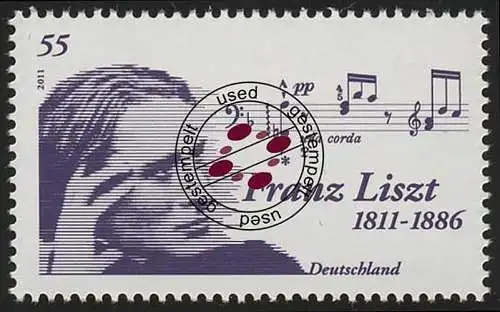 2846 Franz Liszt, gestempelt O