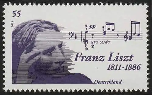 2846 Franz Liszt, postfrisch **