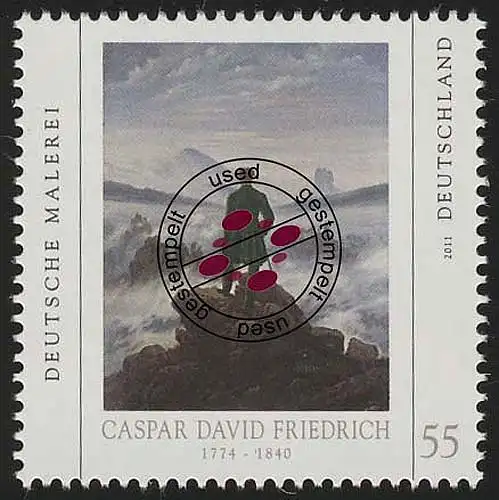 2840 Caspar David Friedrich, gestempelt O