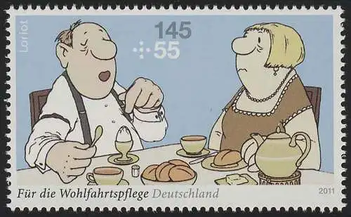 2839 Wofa Loriot Das Frühstücksei, postfrisch **