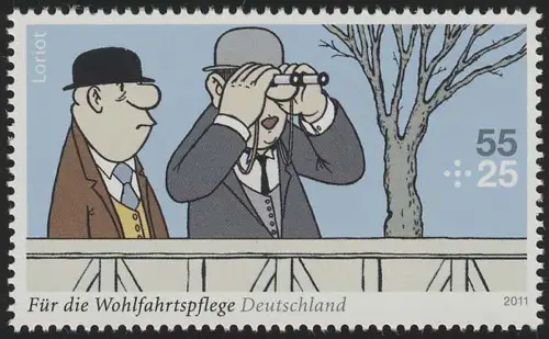 2837 Wofa Loriot Auf der Rennbahn, postfrisch **
