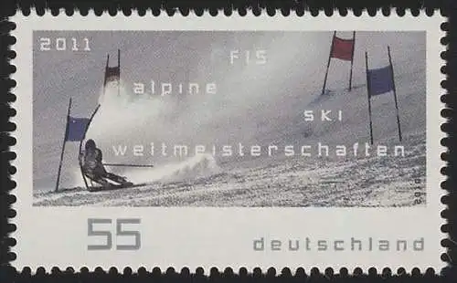 2834 Alpine Ski-WM Garmisch-Partenkirchen, postfrisch **