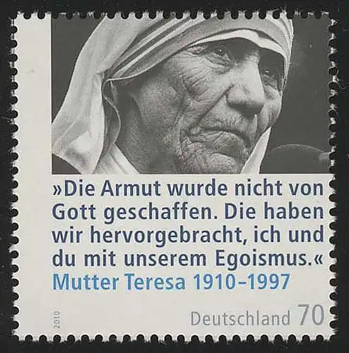 2813 Mutter Teresa, postfrisch **