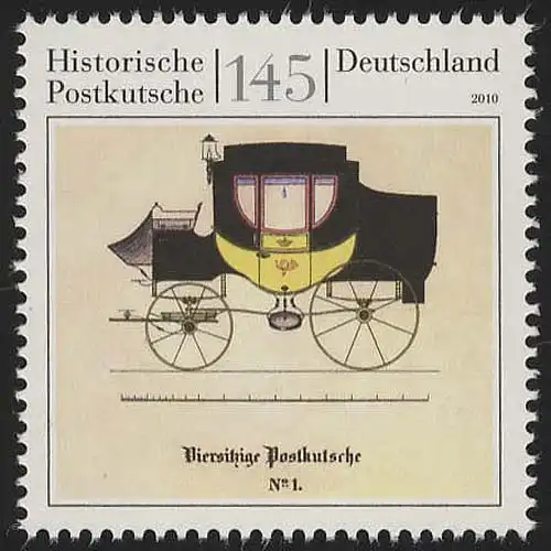 2806 Historische Postkutsche **