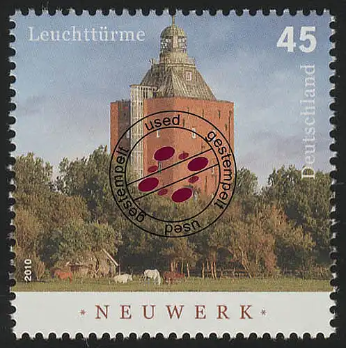 2800 phare Neuwerk 45 cent (o)