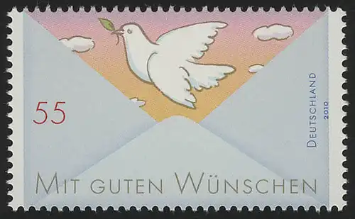 2790 Post Grußmarke - Taube **