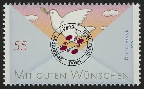 2790 Post Grußmarke - Taube O