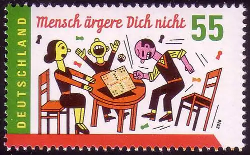 2783 Briefmarke Brettspiel Mensch ärgere Dich nicht, postfrisch **