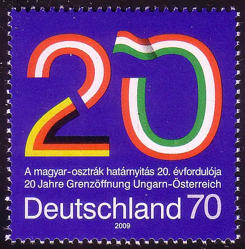 2759 Grenzöffnung Ungarn-Österreich, postfrisch **