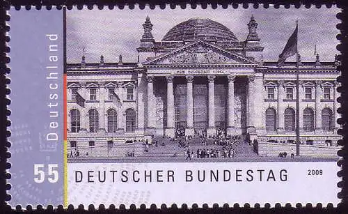 2757 Bundestag aus Block 76, postfrisch **