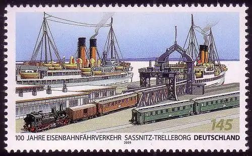 2746 Eisenbahnfährverkehr Saßnitz-Trelleborg, postfrisch **